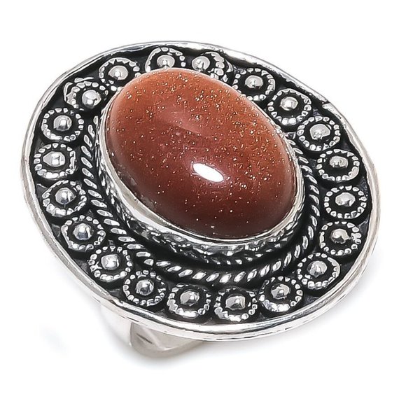 Jewelry - CLEARANCE SALE Red Sunstone Handmade 925 Sterling Silver Jewelry Ring Size 7